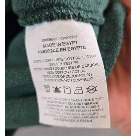 Nike Sport & Sanctuary Wellness Hoodie Sweatshirt Mens Small Green Embroidered - Picture 3 of 14